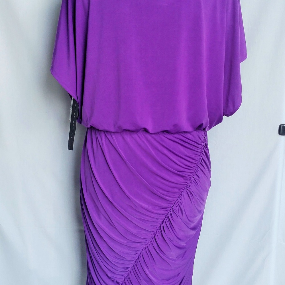 Aidan Mattox NWT iris color, dress, size 10 - Picture 4 of 7